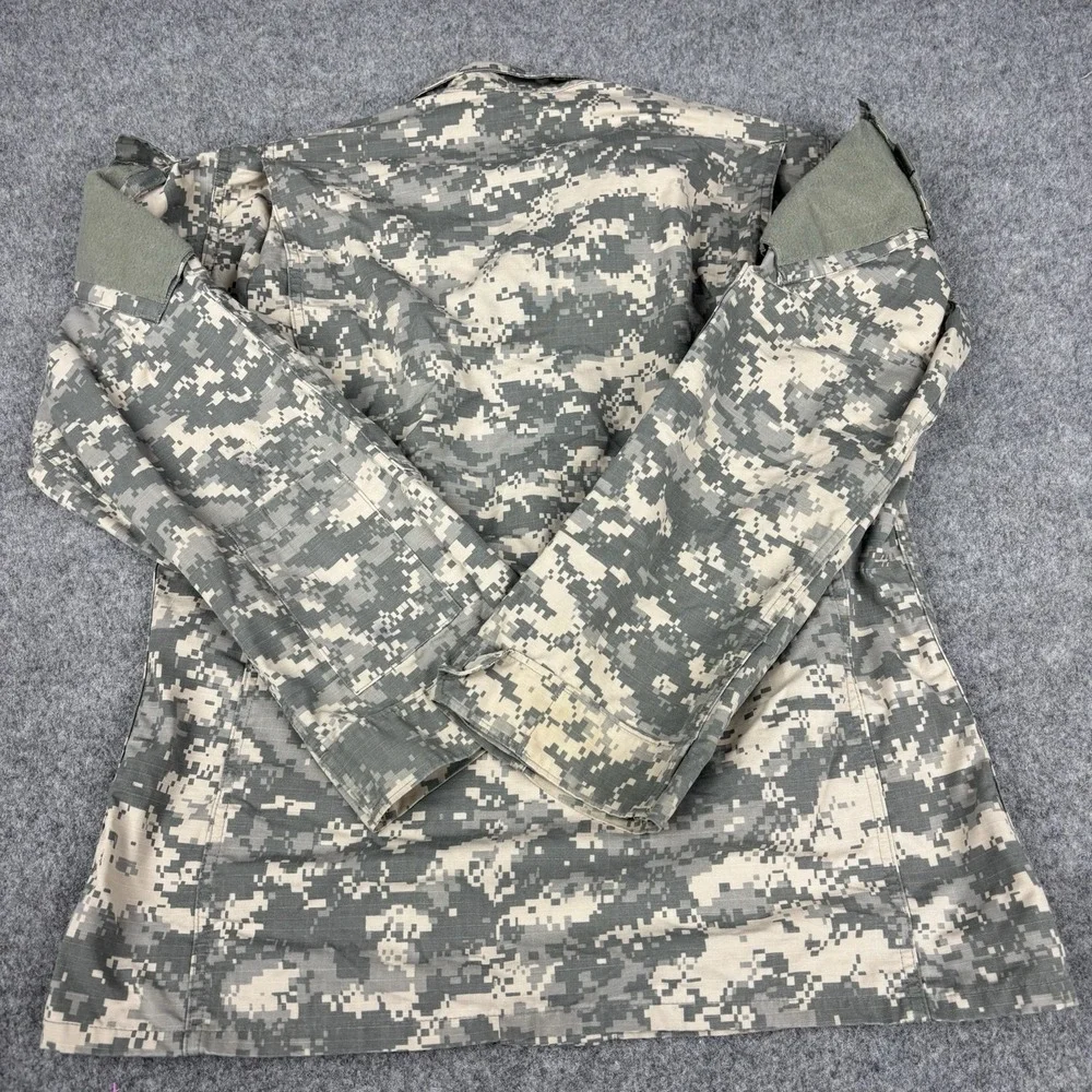 Army Combat Jacket Small Regular Tactical Full Zip Uniform‎ Digital Camo Ripstop